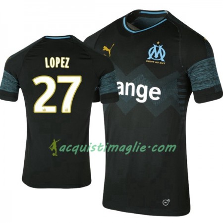 Divisa di Calcio Olympique de Marseille Lopez 27 Trasferta 2018/2019